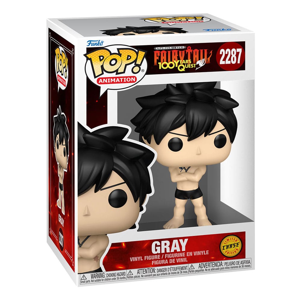 Fairy Tail 100 Year Quest POP! Animation Vinyl Figures Gray w/Chase 9 cm Assortment (6)