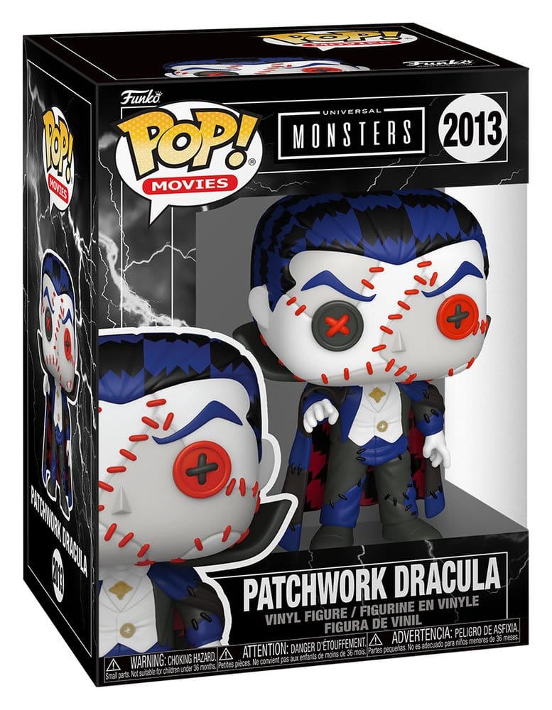 Universal Monsters Patchwork POP! Movies Vinyl Figure Dracula 9 cm