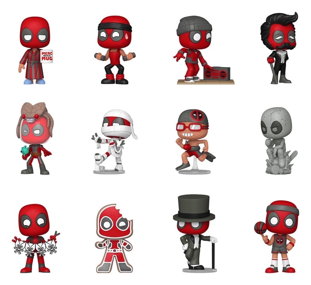 Marvel Comics Mystery Mini Figures 5 cm Deadpool Series 5 Display (12)