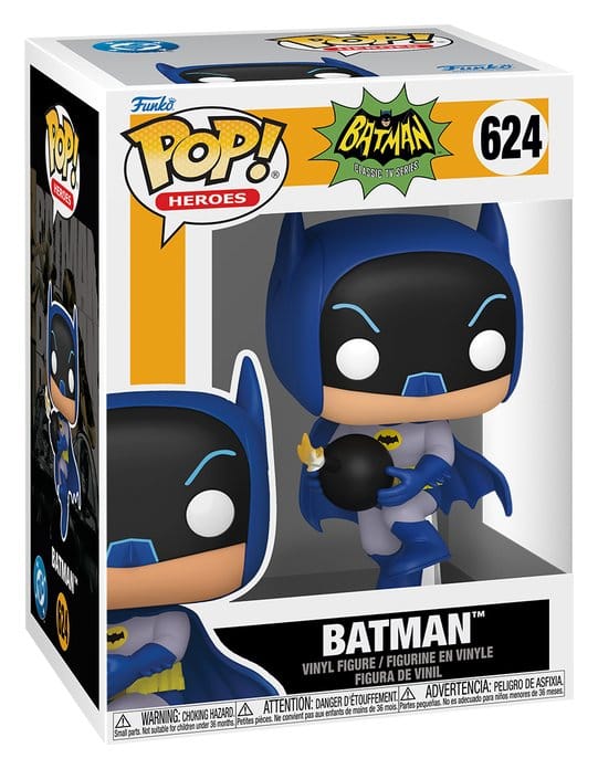 Batman 66 POP! Heroes Vinyl Figure Batman with Bomb 9 cm