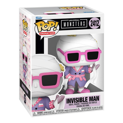 Universal Monsters POP! Animation Vinyl Figures Invisible Man with Chase 9 cm Assortment (6)