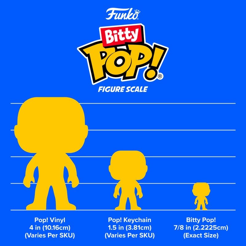 Jurassic Park Bitty POP! Vinyl Figure 4-Pack Triceratops 2,5 cm