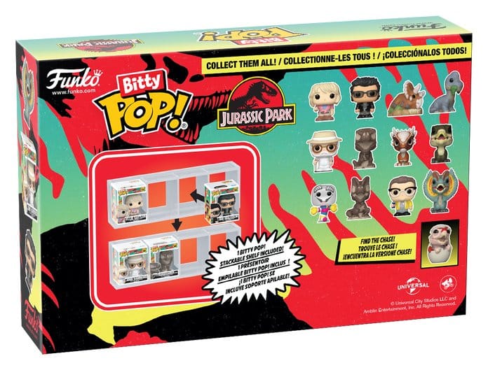 Jurassic Park Bitty POP! Vinyl Figure 4-Pack Series 2 2,5 cm