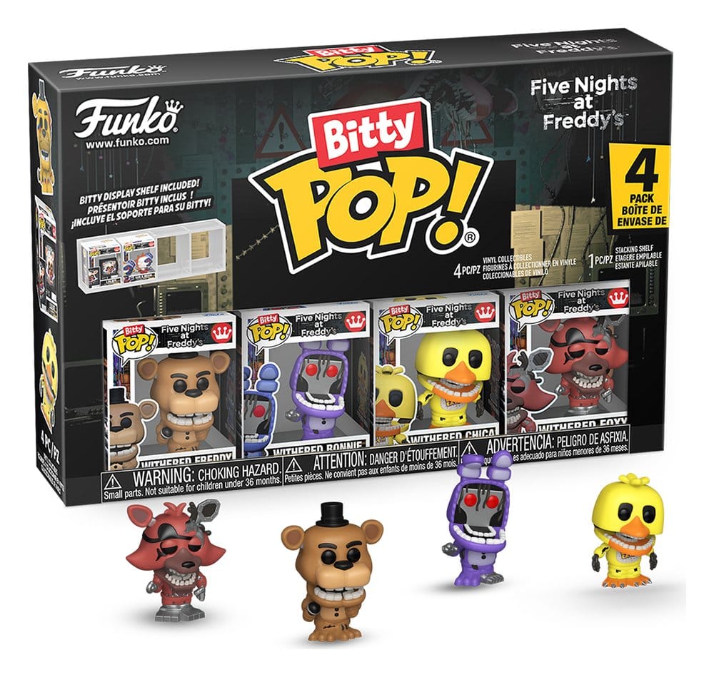 Five Nights at Freddy's Bitty POP! Vinyl Figure 4-Pack Series 6 2,5 cm