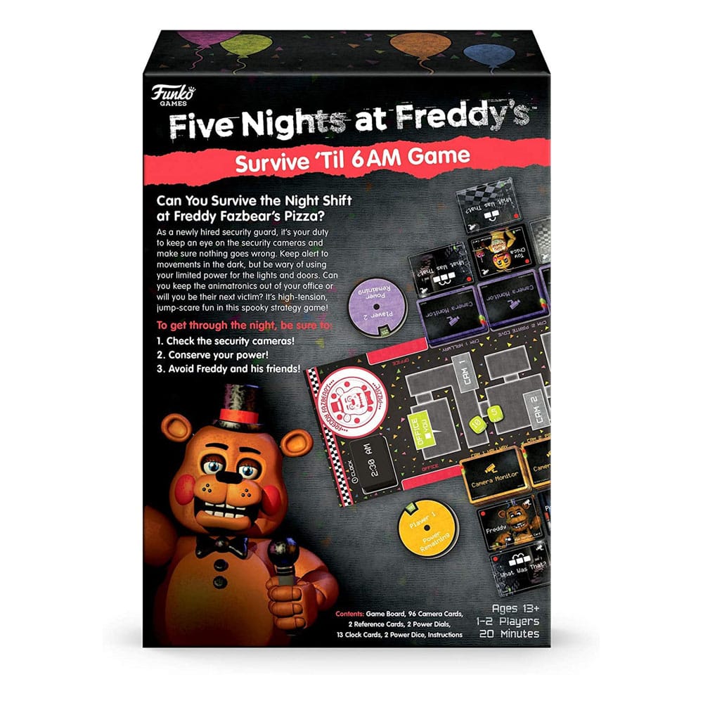 Five Nights at Freddy's Board Game Survive ´Til 6am Funko POP
