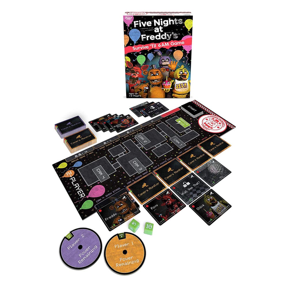 Five Nights at Freddy's Board Game Survive ´Til 6am Funko POP