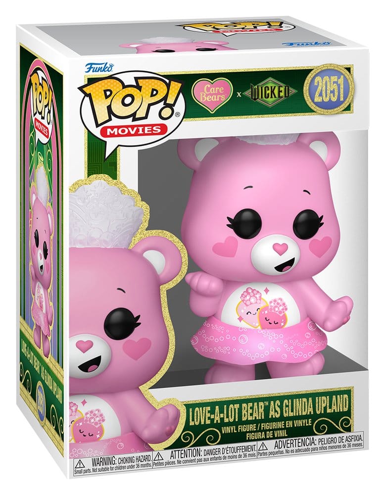 Wicked x Care Bears POP! Vinyl Figure Love-A-Lot Bear as Glinda Upland 9 cm