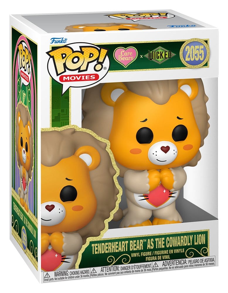 Wicked x Care Bears POP! Vinyl Figure Tenderheart Bear as the Cowardly Lion 9 cm