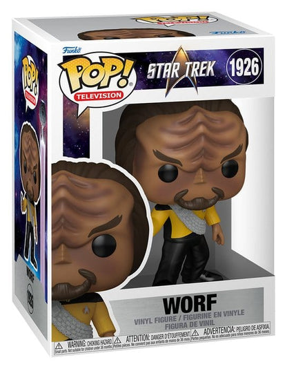 Star Trek TNG POP! Television Vinyl Figure Worf 9 cm