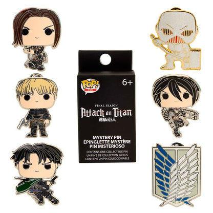 Attack on Titan Loungefly Enamel Pins Blind S4 Character Display (12) Funko POP