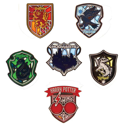 Harry Potter Loungefly Enamel Pins Stained Glass Display (12) Funko POP