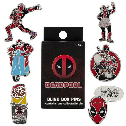 Marvel Loungefly Enamel Pins Blind Box Assortment Deadpool (12) Funko POP