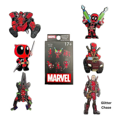 Deadpool by Loungefly Enamel Pins Blind Box Deadpool Action Display (12) Funko POP