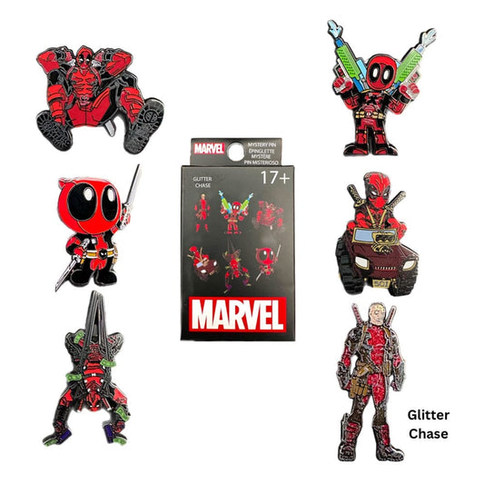 Deadpool by Loungefly Enamel Pins Blind Box Deadpool Action Display (12) Funko POP