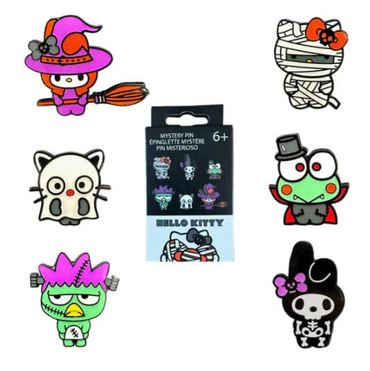 Hello Kitty by Loungefly Enamel Pins Blind Box Halloween Display (12)