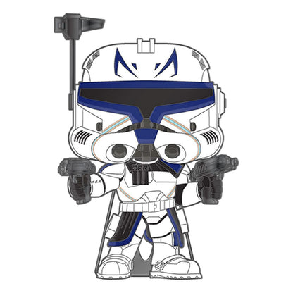 Star Wars Clone Wars Loungefly POP! Enamel Pin Captain Rex (Glow-in-the-Dark) 10 cm Funko POP