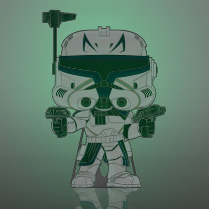 Star Wars Clone Wars Loungefly POP! Enamel Pin Captain Rex (Glow-in-the-Dark) 10 cm Funko POP