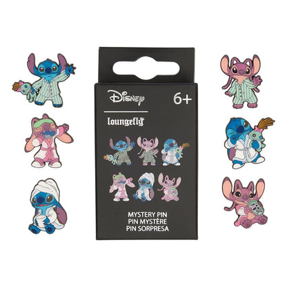 Disney by Loungefly Enamel Pins Blind Box Stitch and Angel Display (12)