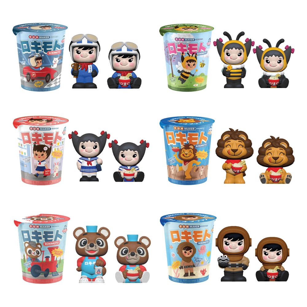 Rokimoto Blind Box Figures 10 cm Wave 2 Display (12)