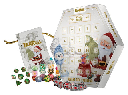 FanRoll Advent Calendar Holiday Dice 2026