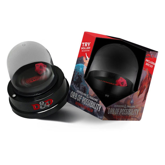 Dungeons & Dragons Dice roller with dice Orb of Possibility