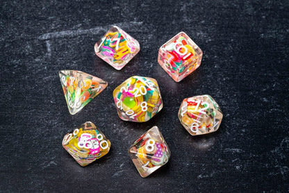 FanRoll  Dice Set Fruit (7)