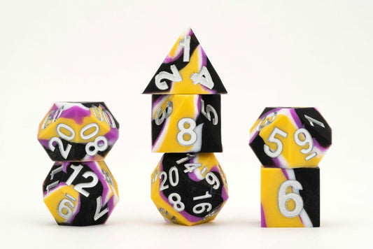 MDG Dice Set Pride Nonbinary Flag