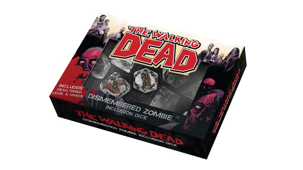The Walking Dead  Dice Set Dismembered Zombie