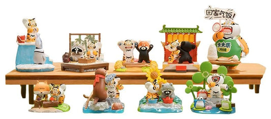 Alexander The Fat TigerBlind Box Mini Figures Little Tiger and his companions Display (8)