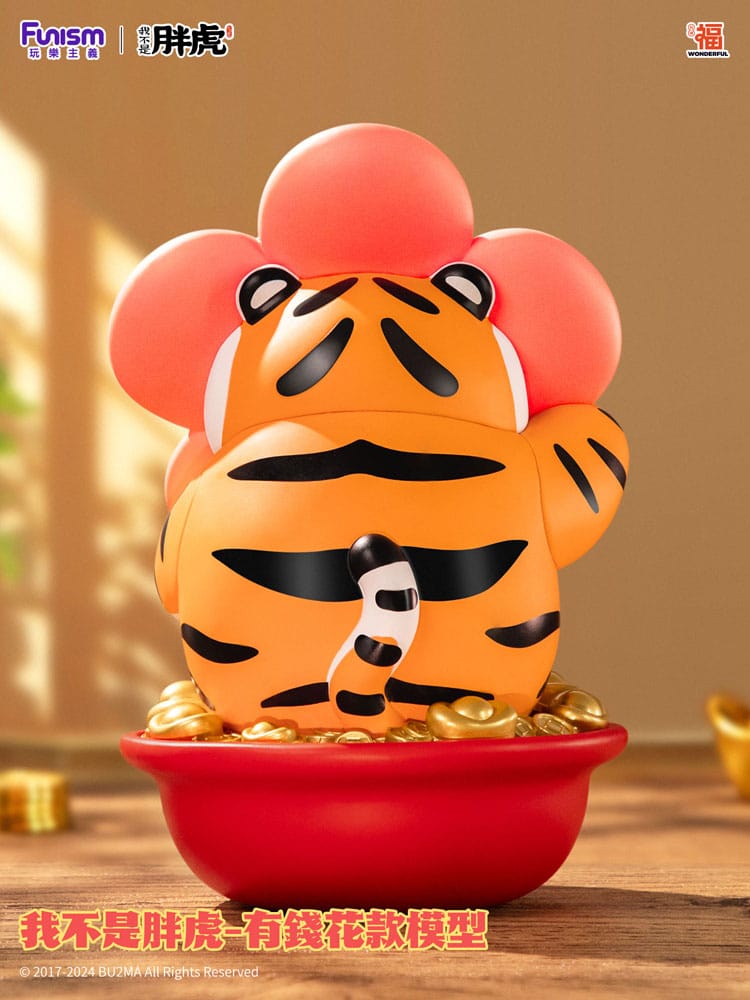 I Am Not Fat Tiger Statue 1/7 Alexander the Tiger Rich Flower 20 cm