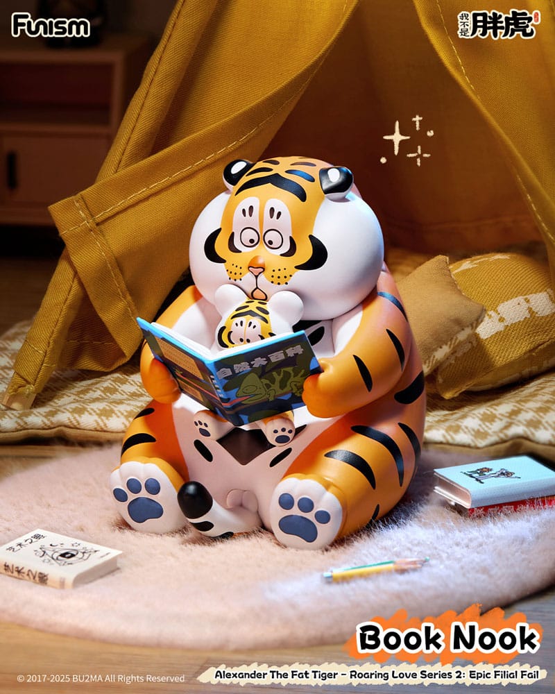 Alexander The Fat Tiger Mini Figures Roaring Love Series 2: Epic Filial Fabil7 cm Display (8) Mini-figures
