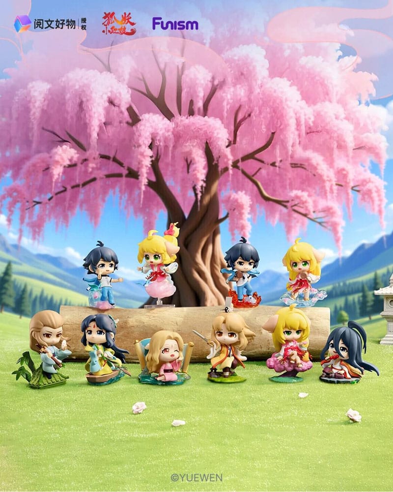 Fox Spirit Matchmaker Blind Box Mini Figures Sea Oath Mountain Alliance 8 cm Display (8) Mini-figures,Blind Boxes