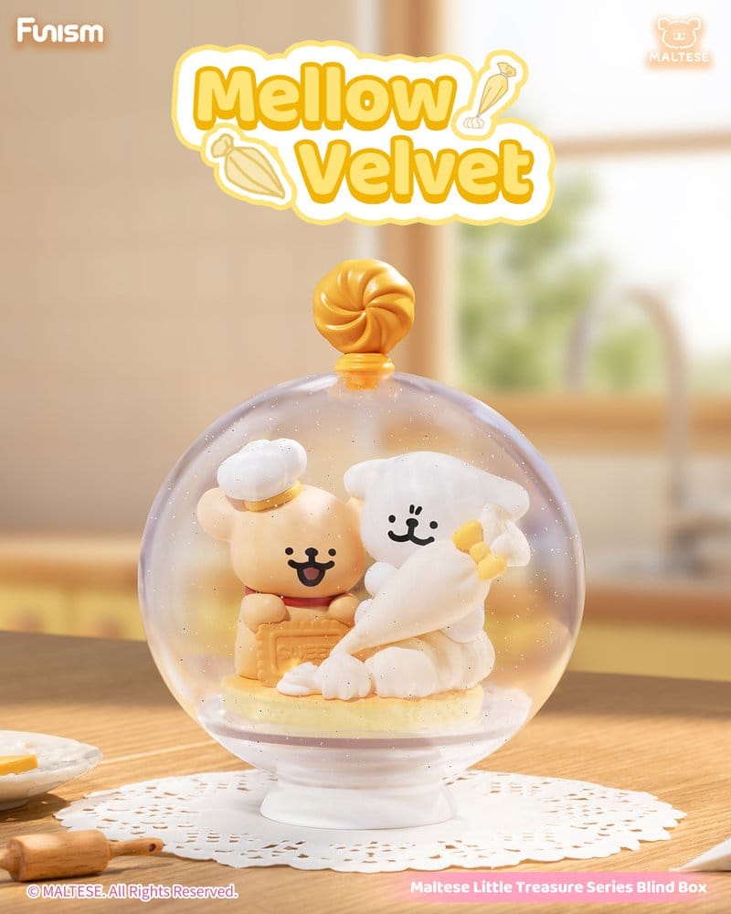 Maltese Blind Box Mini Figures Little Treasure Series 6 cm Display (6)