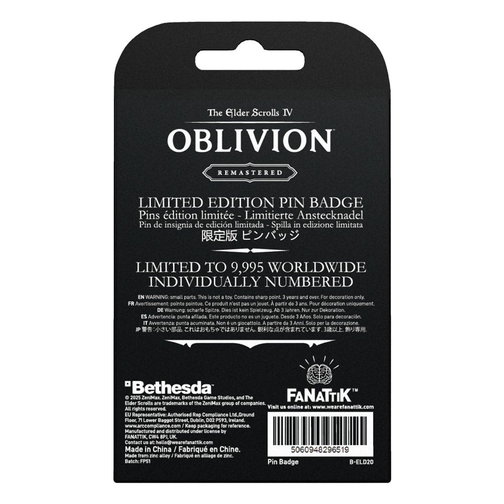 The Elder Scrolls IV: Oblivion Pin Badge Adoring Fan