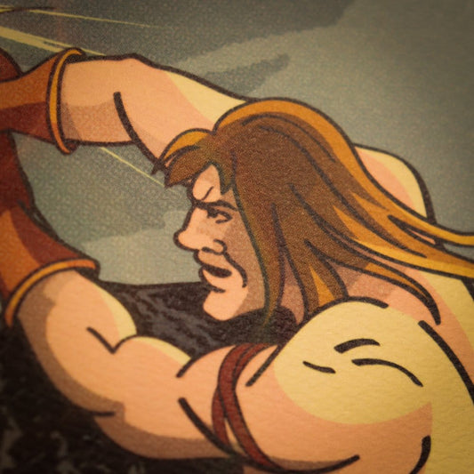 Fallout Art Print Grognak the Barbarian Limited Edition 42 x 30 cm