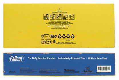 Fallout Candle 3-Pack Vault Dweller's 6 cm