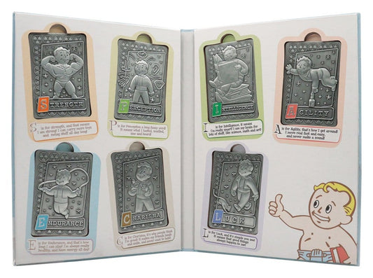 Fallout Ingots with Album S.P.E.C.I.A.L. Perk Card Collector’s Album