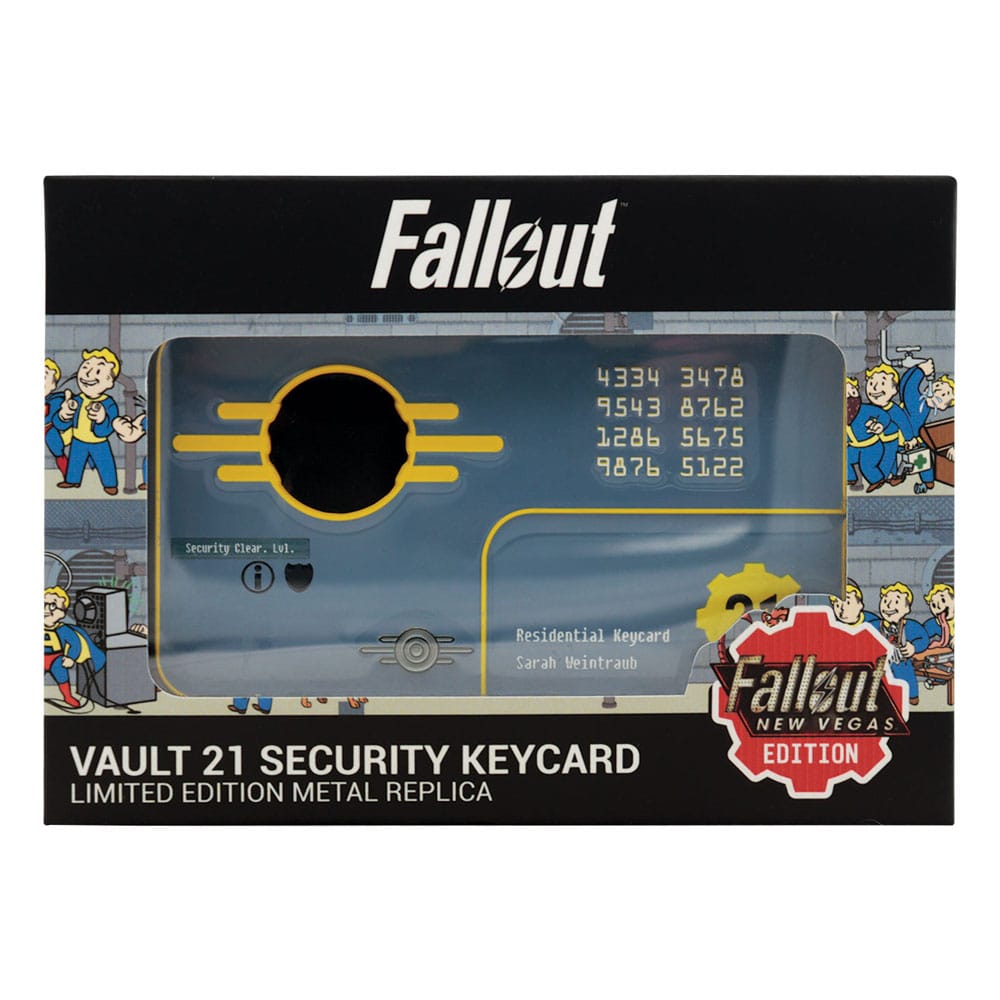 Fallout: New Vegas Replica Vault 21 Security Keycard Limited Edition