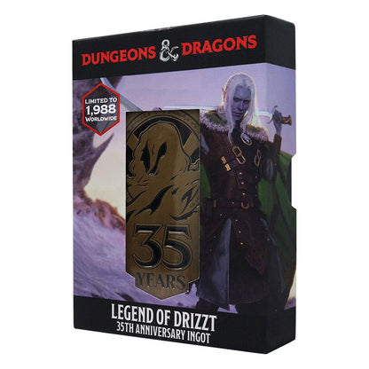 Dungeons & Dragons Metal Card 35th Anniversary Legend of Drizzt Limited Edition Coins