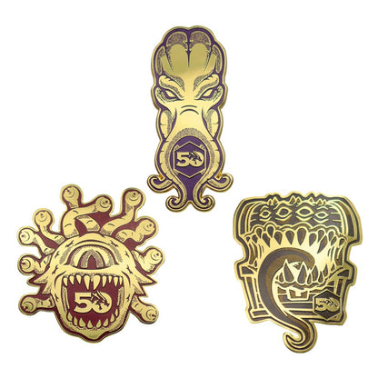 Dungeons & Dragons Pin Badge Set 50th Anniversary Pins & Brooches
