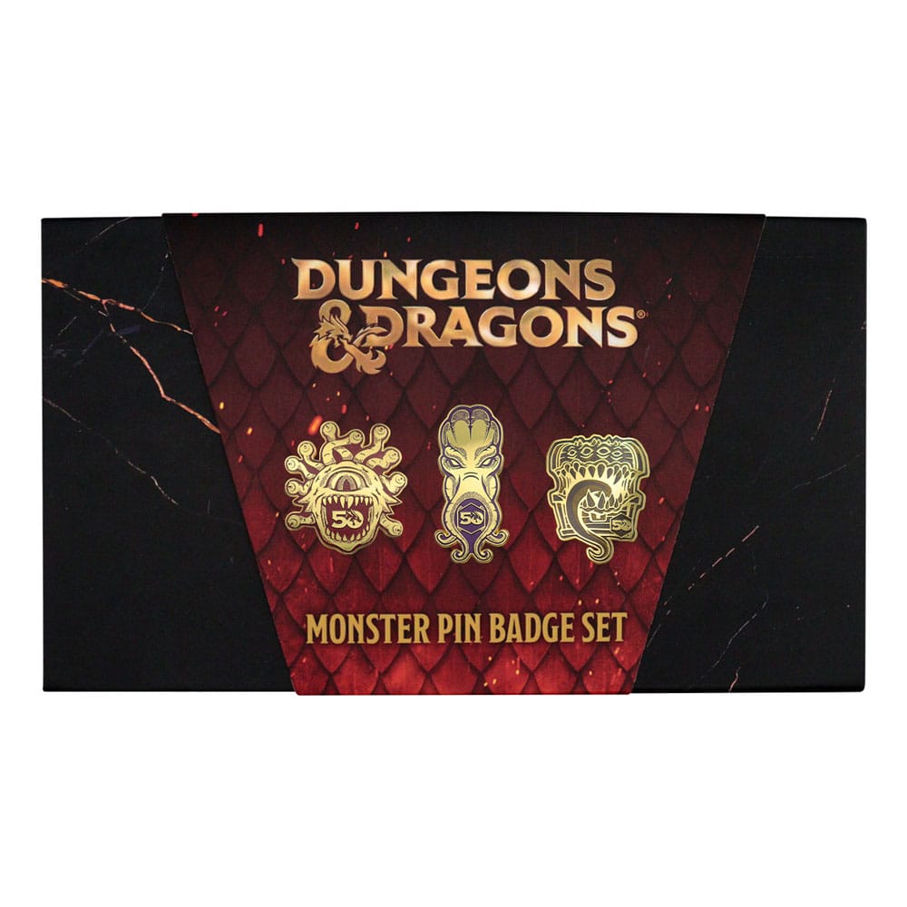 Dungeons & Dragons Pin Badge Set 50th Anniversary Pins & Brooches