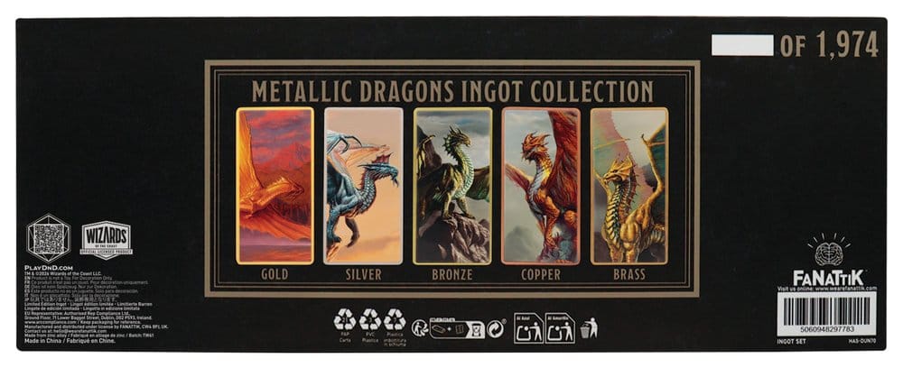 Dungeons & Dragons Ingot Set Magnet Warrior Limited Edition