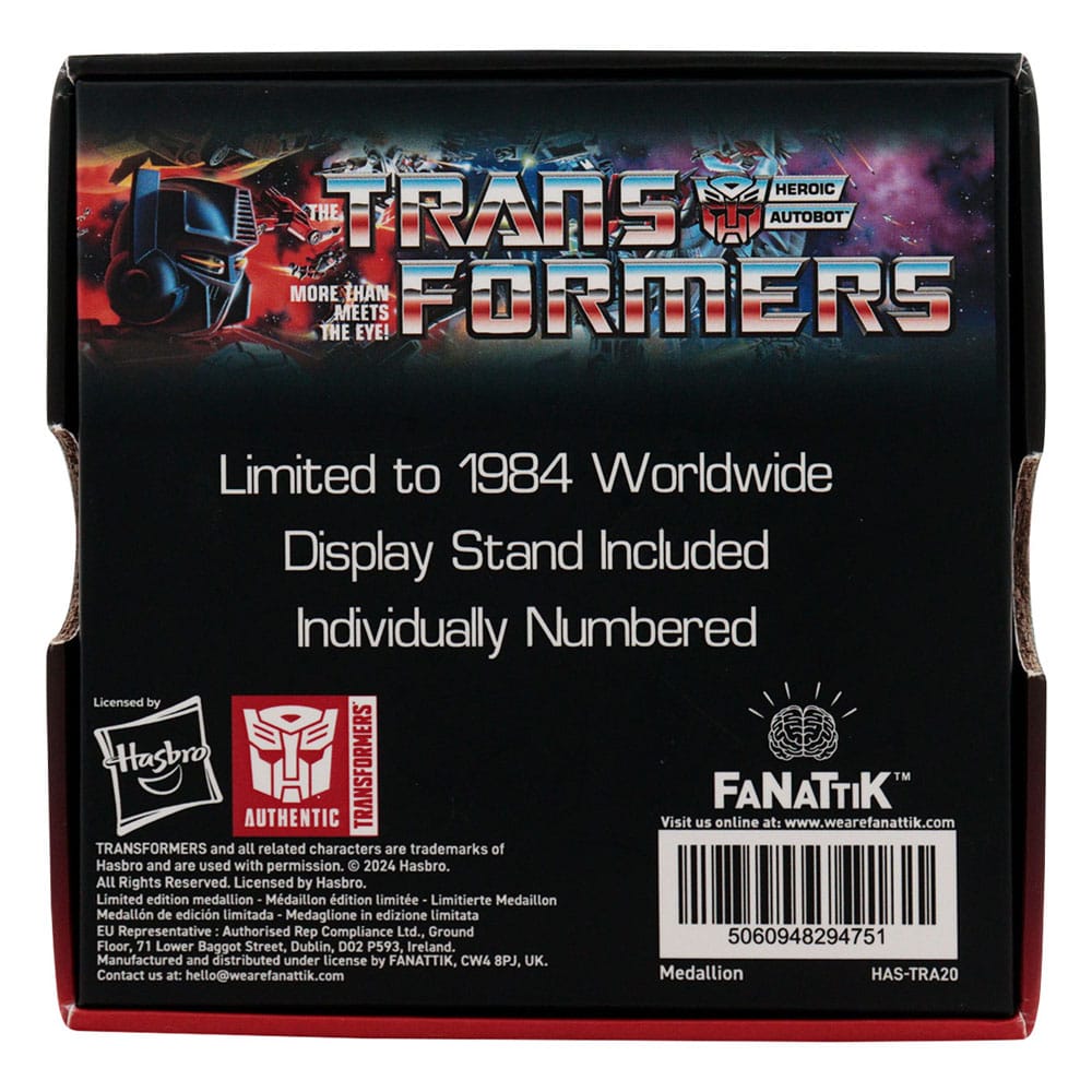 Transformers Medallion 40th Anniversary Autobot Edition Decoration