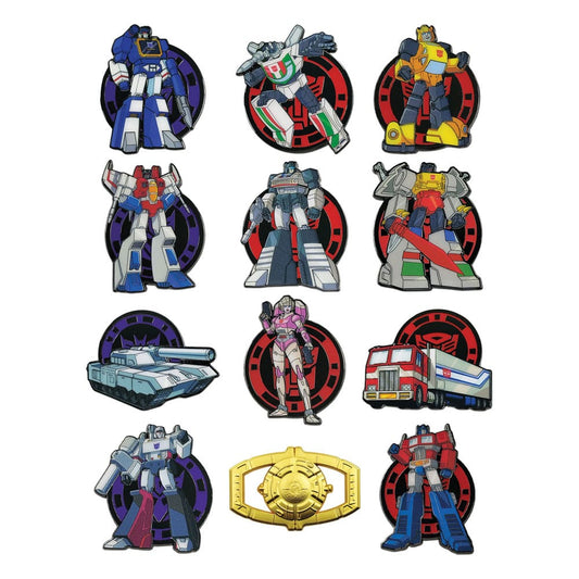 Transformers Pin Badge Display Mystery Pin Badge (12) Pins & Brooches