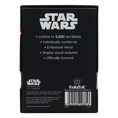 Star Wars Ingot Luke and Vader Limited Edition