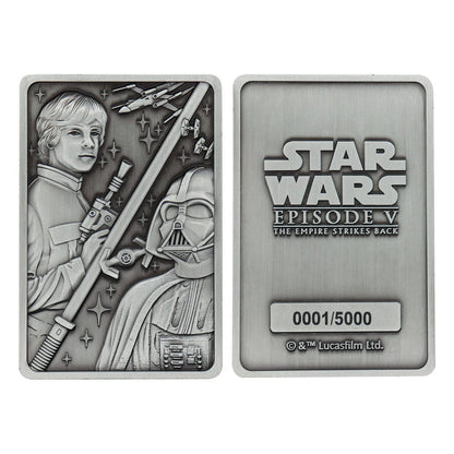 Star Wars Ingot Luke and Vader Limited Edition