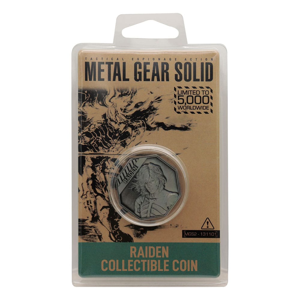 Metal Gear Solid 2 Collectable Coin Raiden Limited Edition Coins
