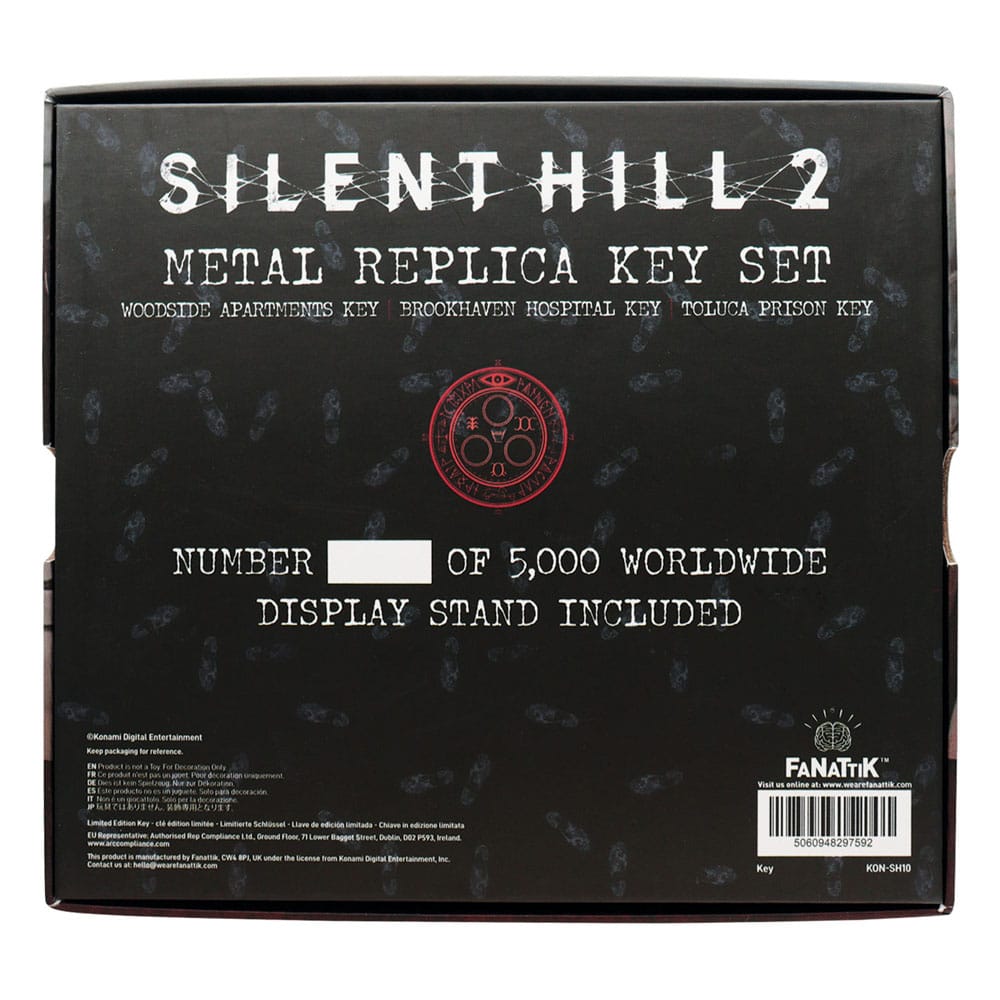 Silent Hill 2 Replicas 3-Set Keys