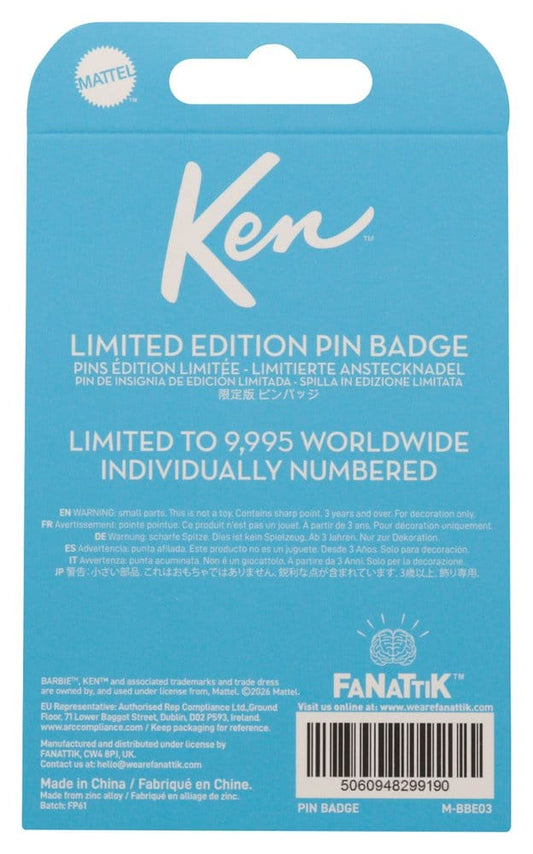 Barbie Pin Badge Ken Limited Edition