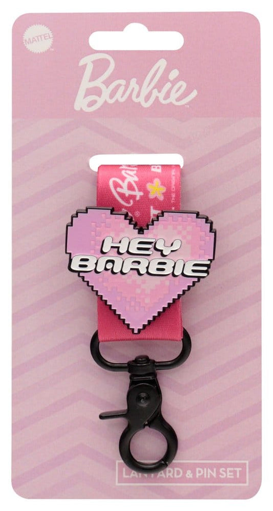 Barbie Lanyard & Pin Badge Set